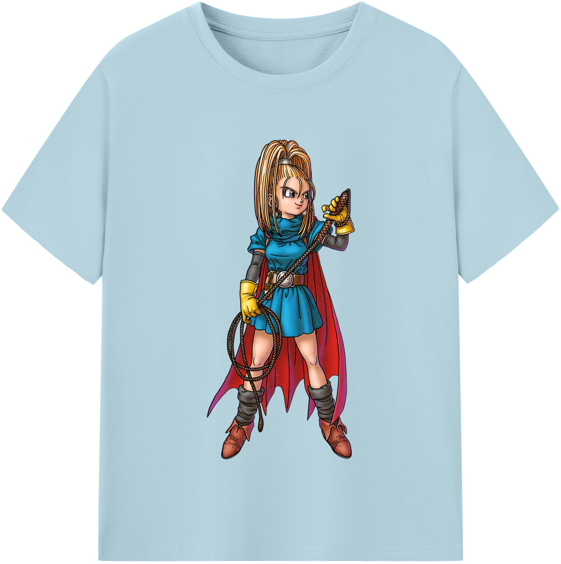 （画像用） ドラゴンクエスト Doragon Kuesuto Dragon Quest 綿100％半袖Tシャツ（フロントプリント）